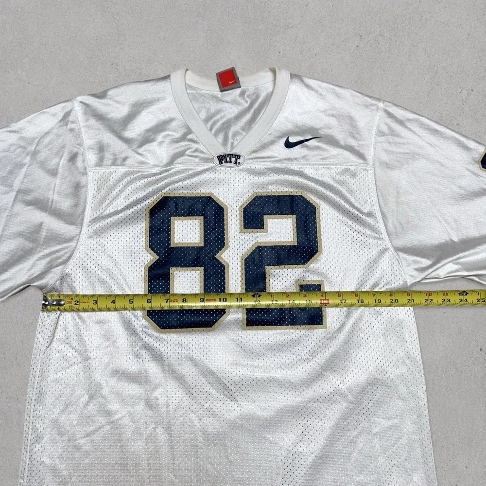 Vintage Nike Team Pitt Panthers Football Jersey #82 Team Authentic Men's M